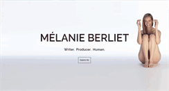 Desktop Screenshot of melanieberliet.com